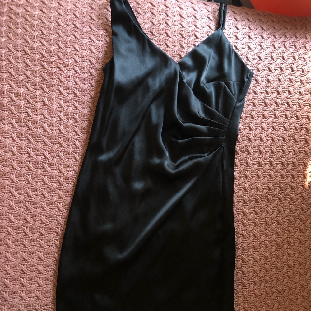 Black Satin Dress